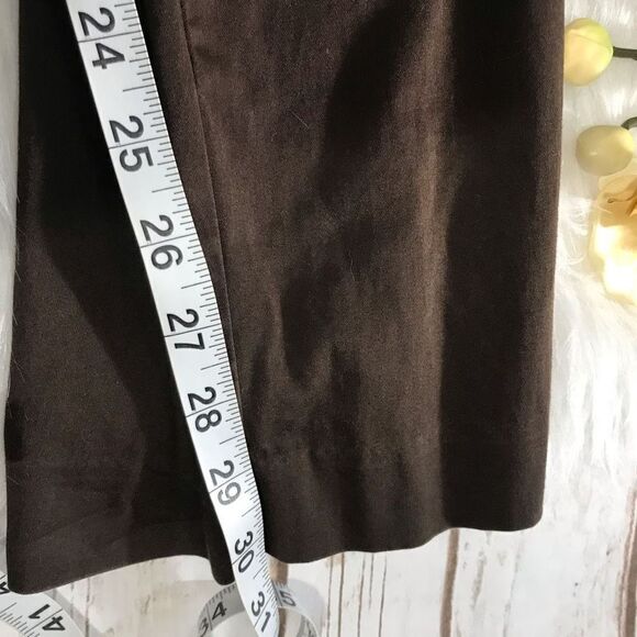Old Navy Stretch Brown dress pants trousers size 8 - Picture 6 of 9